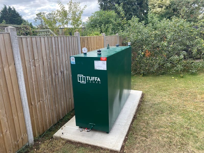 Replacement fire rated oil storage tank