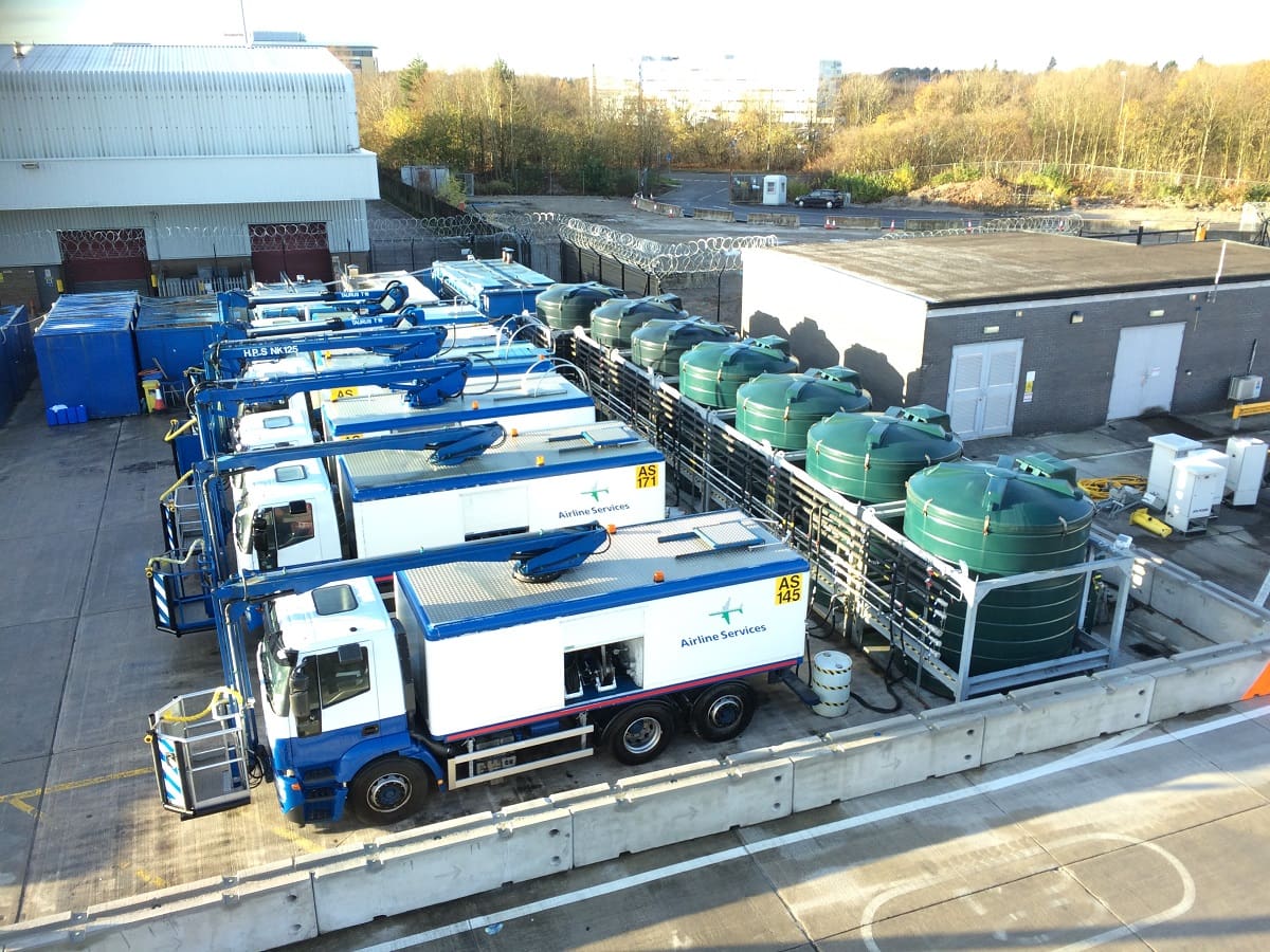 Tuffa Tanks at Manchester Airport