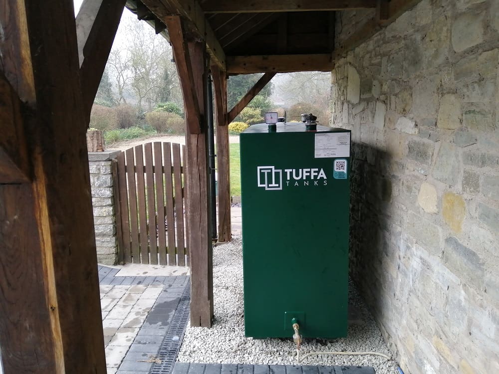 steel fire rated oil tank