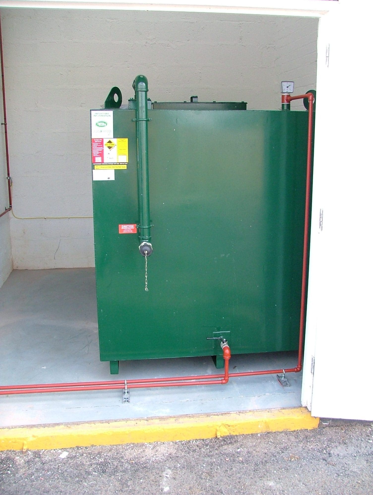 Steel Fire Protected Oil Tank