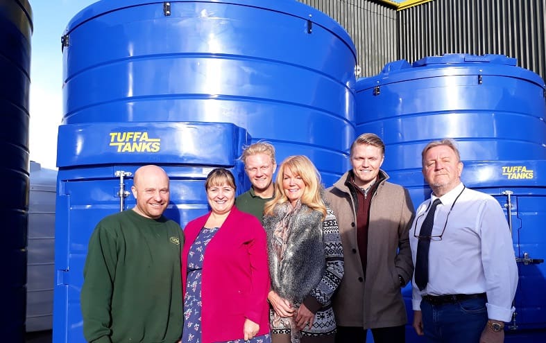 Two generations of the Shenton family celebrated 25 years of Tuffa UK in Uttoxeter.
