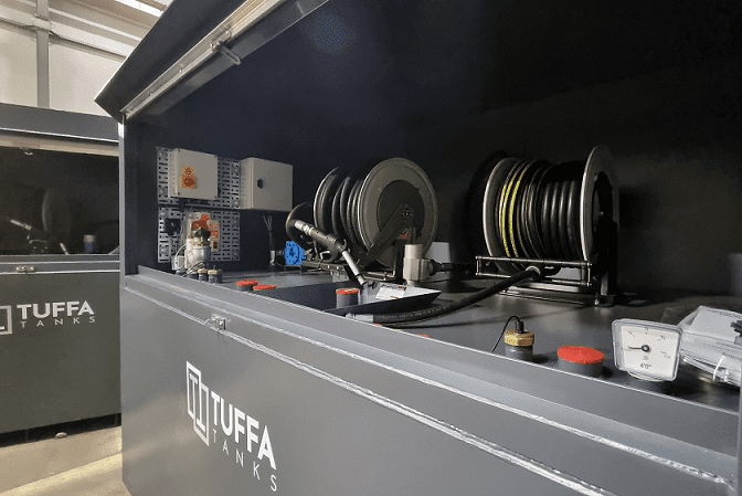 Bespoke Dual Compartment Lube Oil and Waste Oil Tank